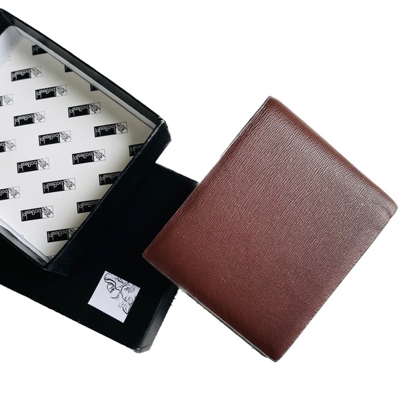 BOGESI | OS | Leather Inner Faux Textured Leather Outer Men’s Bi-Fold Wallet NIB - Picture 5 of 6